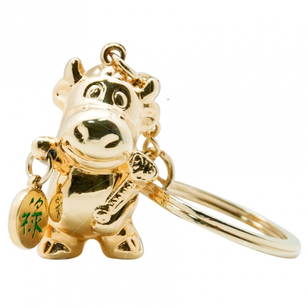 Solid zinc alloy key chains