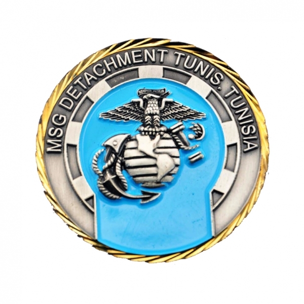 Zinc alloy 3D souvenir coin