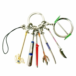 Weapon LOL Zinc Alloy Keychains